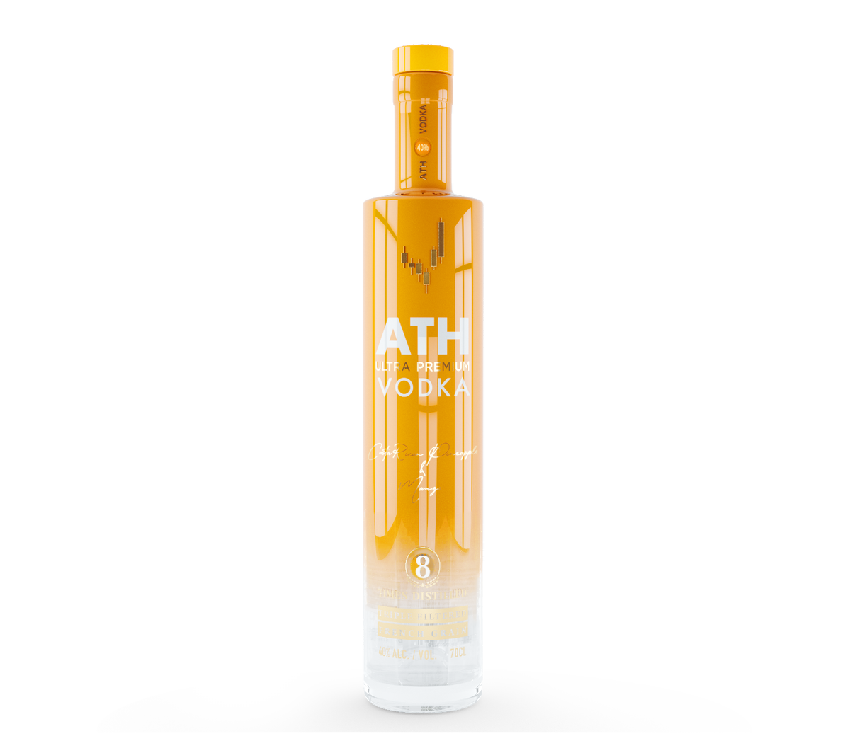ATH Vodka is handcrafted and produced with the utmost care to ensure it meets the highest standards. We source the best quality French grain to create a truly exceptional ultra premium vodka with the smoothest finish.