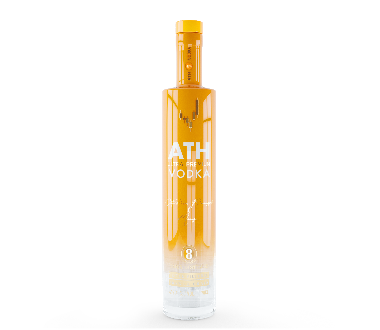 ATH Vodka is handcrafted and produced with the utmost care to ensure it meets the highest standards. We source the best quality French grain to create a truly exceptional ultra premium vodka with the smoothest finish.
