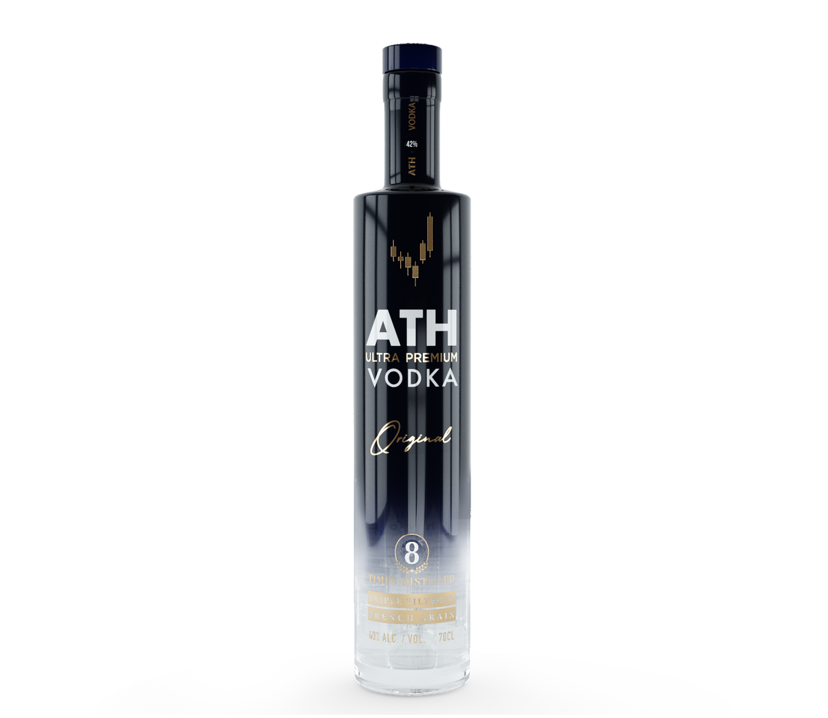 ATH Vodka is handcrafted and produced with the utmost care to ensure it meets the highest standards. We source the best quality French grain to create a truly exceptional ultra premium vodka with the smoothest finish.