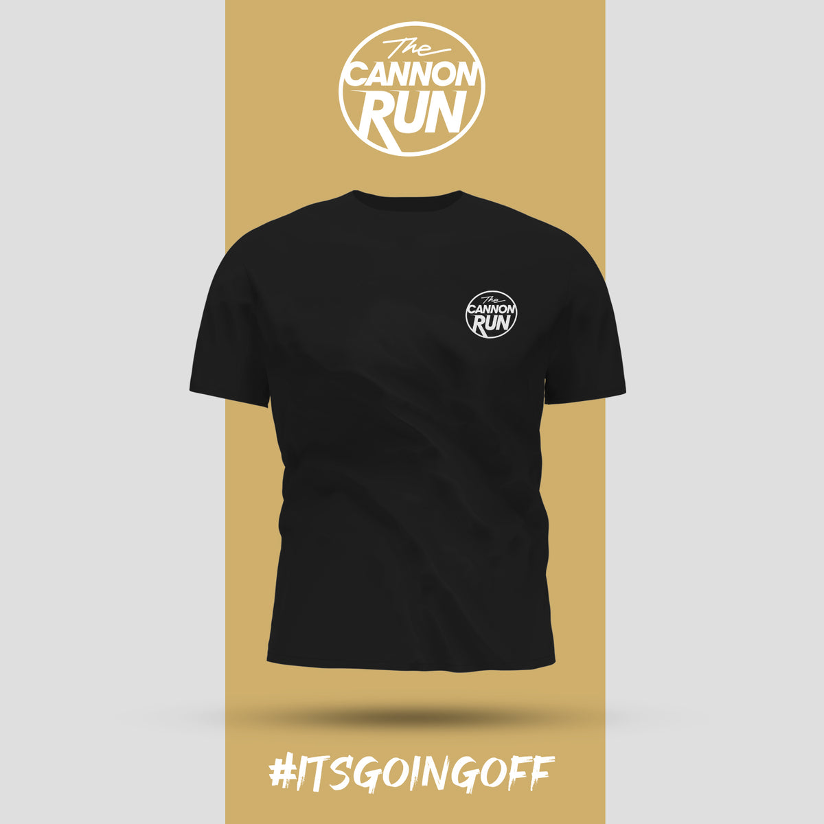The Cannon Run Apparel T-Shirt - Black