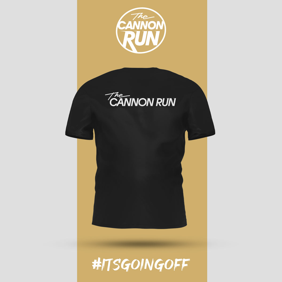 The Cannon Run Apparel T-Shirt - Black