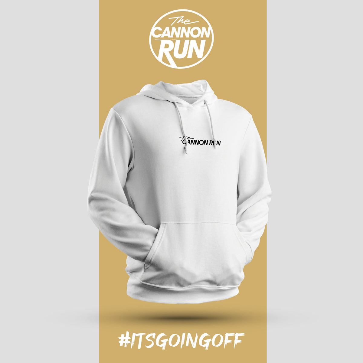 The Cannon Run GTR Hoodie White