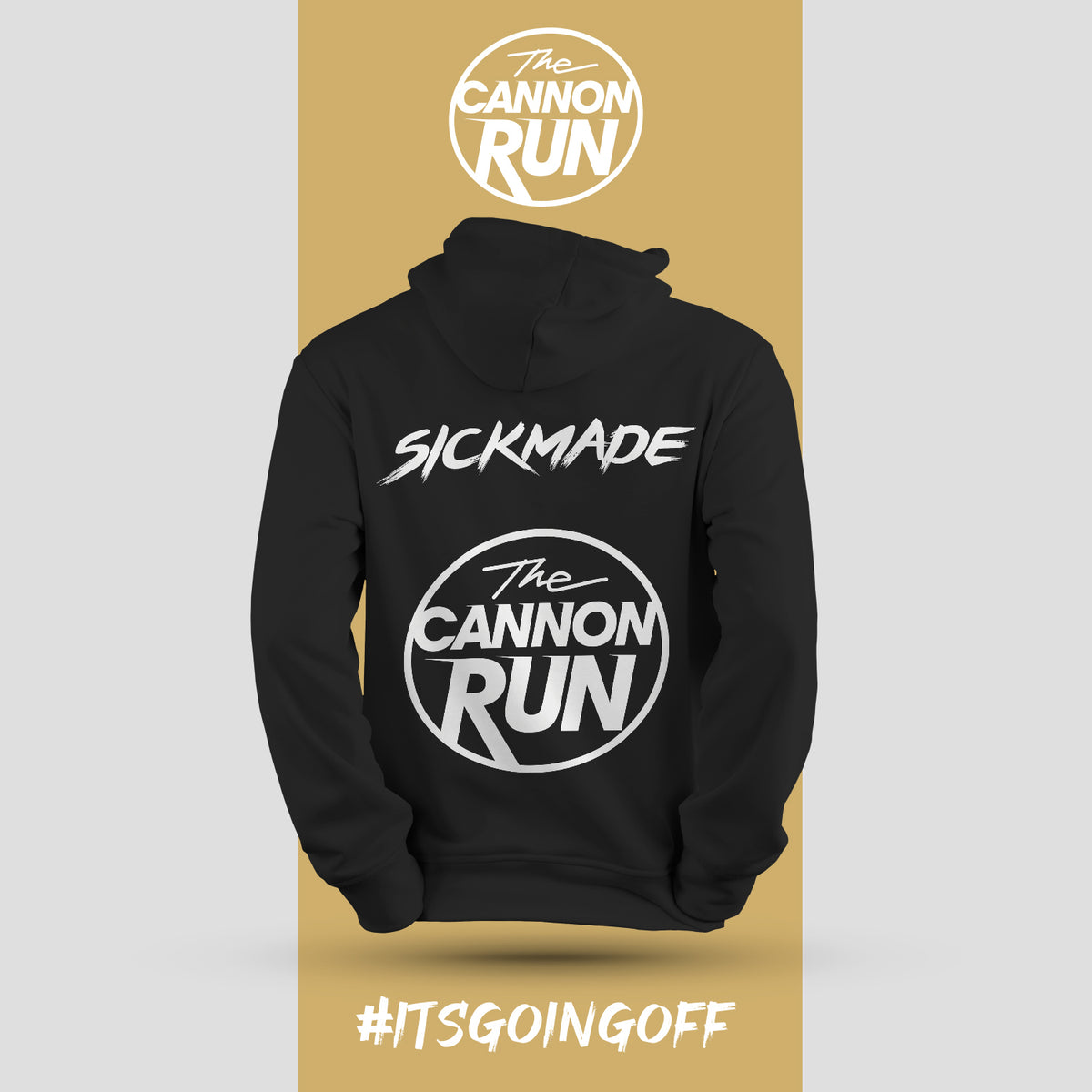 The Cannon Run Sickmade Hoodie Black