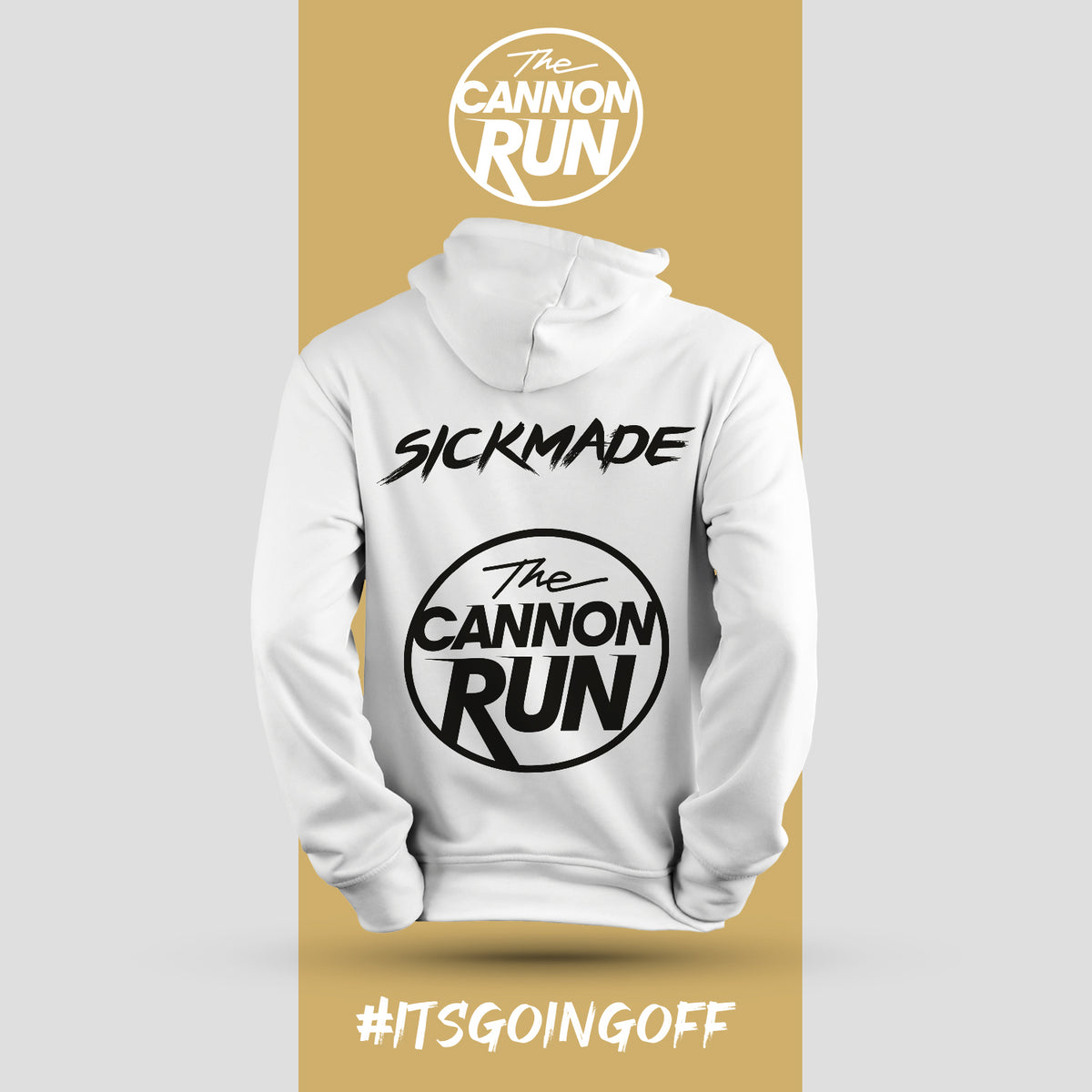 The Cannon Run Sickmade Hoodie White