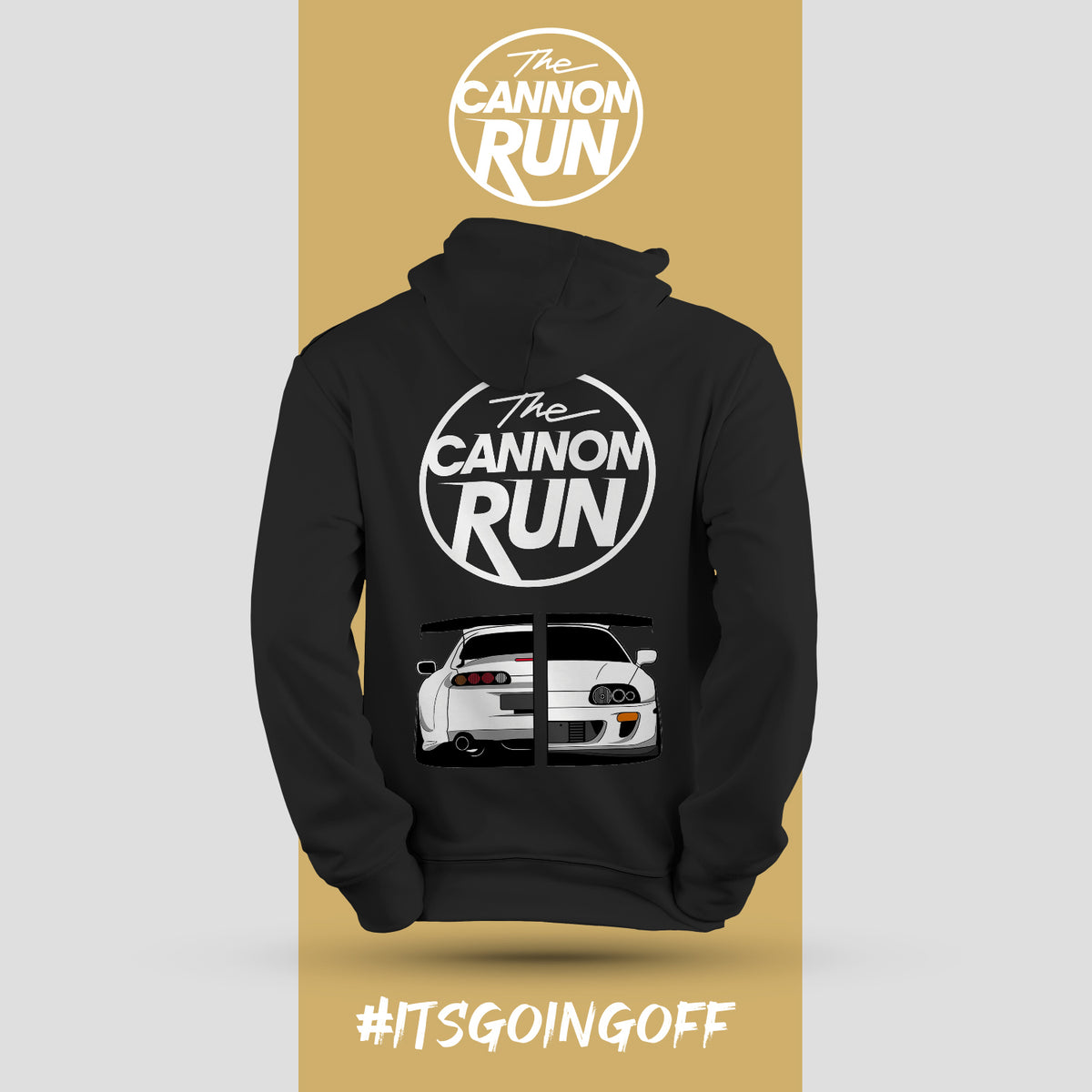 The Cannon Run Supra Hoodie Black