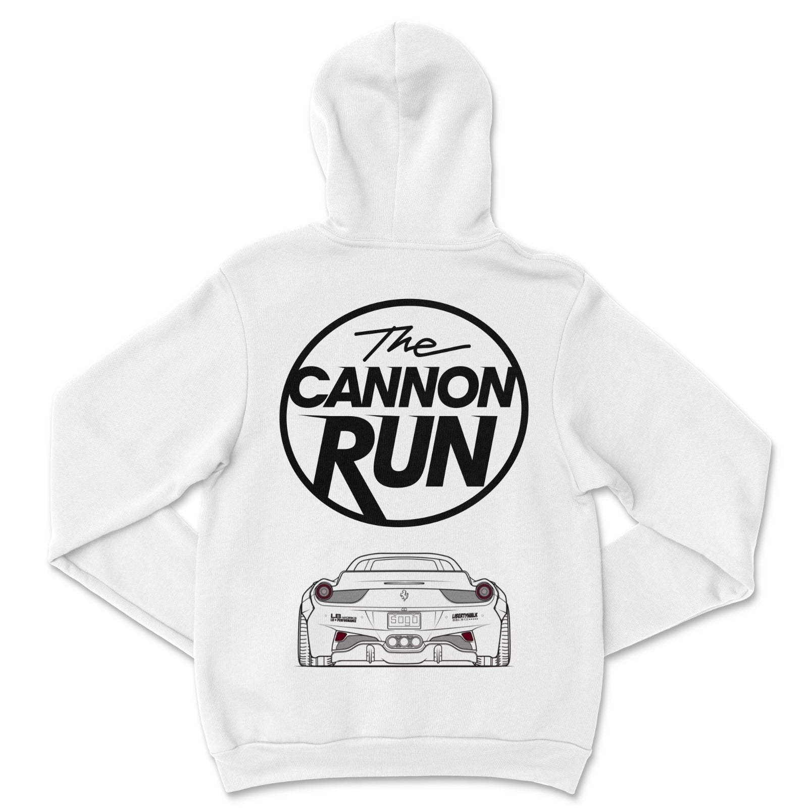 The Cannon Run 458 Hoodie White