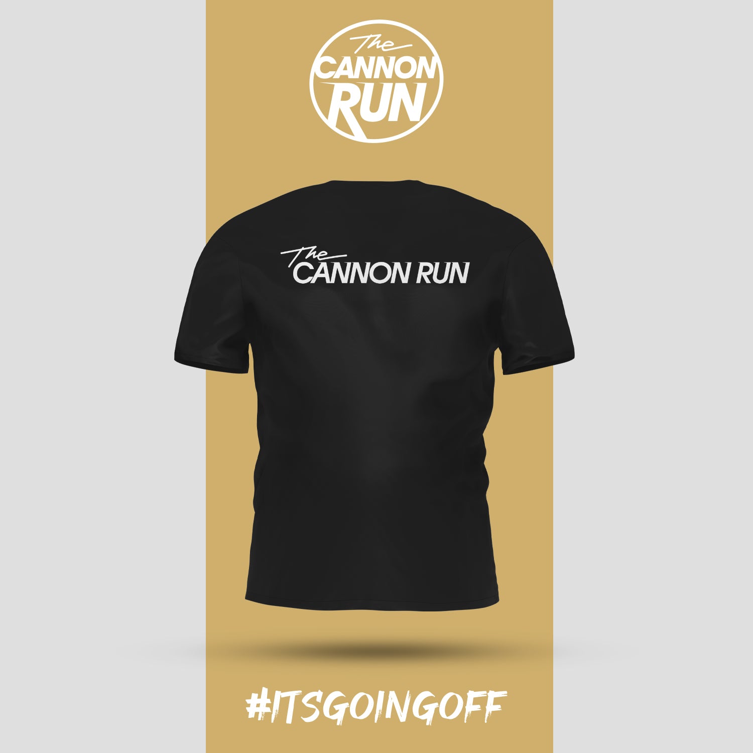The Cannon Run Apparel T-Shirt - Black