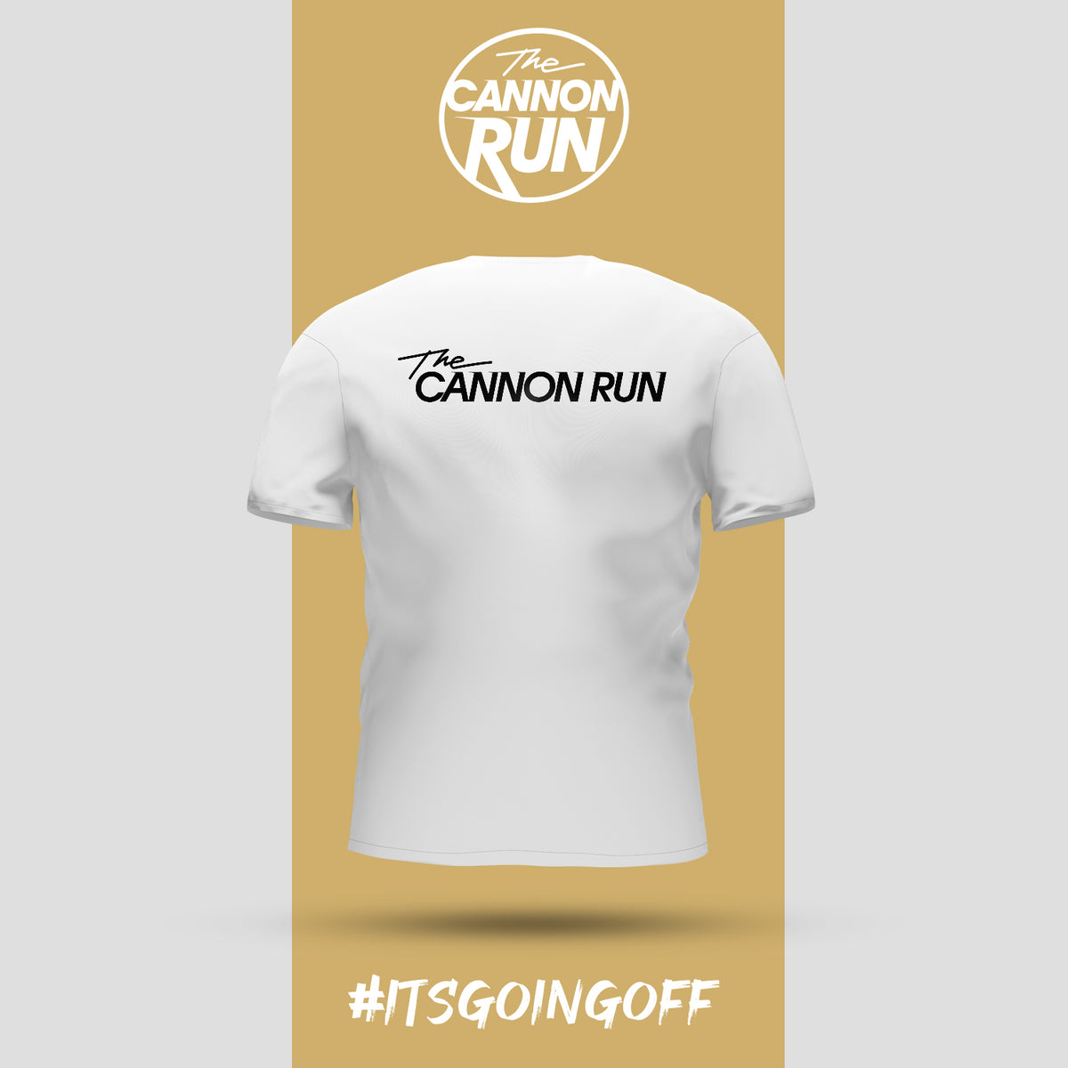 The Cannon Run Apparel T-Shirt - White